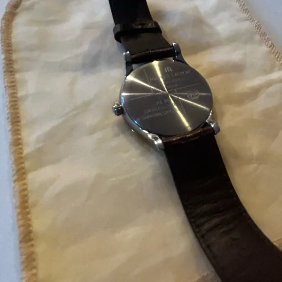 Maurice Lacroix Les Classiques Watch 38mm Silver Gold Tone Date (£1,600 MSRP!)